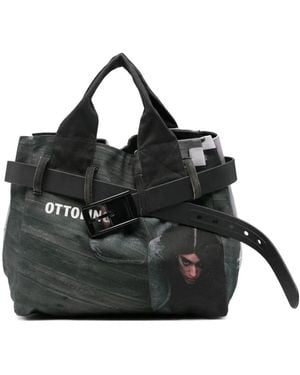 OTTOLINGER Belted Tote Bag - Black
