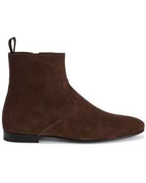 Giuseppe Zanotti Chelsea Suede Boots - Brown