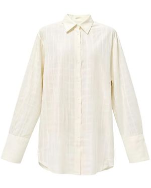 Aspesi Chemise Boutonnée À Carreaux - Blanc