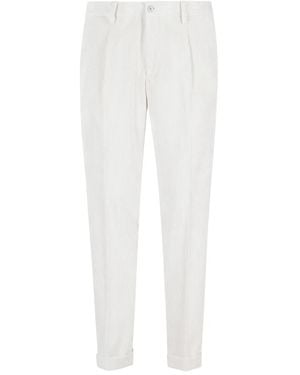 Briglia 1949 Isolas Corduroy Trousers - White