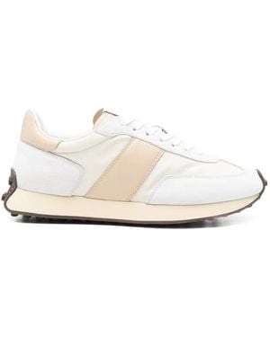 Tod's Round-Toe Lace-Up Trainers - White