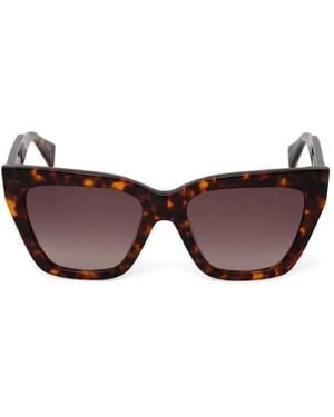 AllSaints Tortoiseshell Cat-Eye Sunglasses - Brown