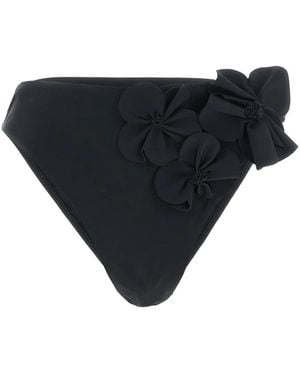 Goldbergh Vesna Bikinihöschen Mit Blumenapplikation - Schwarz