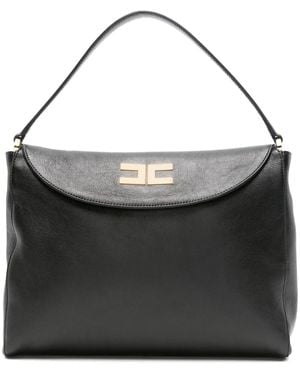 Elisabetta Franchi Medium Avenue Tote Bag - Black