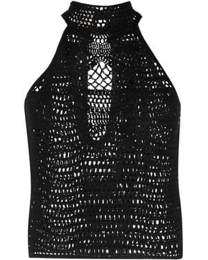 THE GARMENT Haut En Crochet À Dos-Nu - Noir