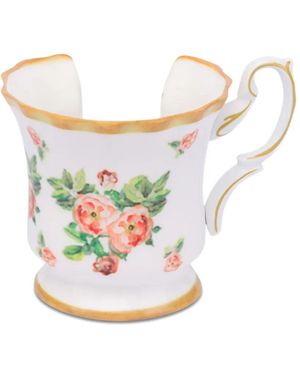 Moschino Teacup-Shaped Bracelet - White