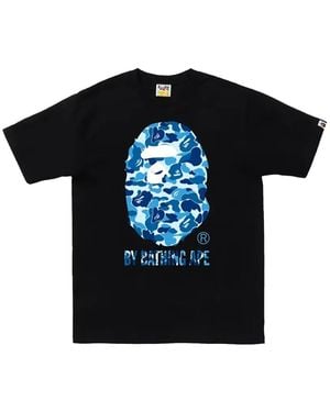 A Bathing Ape Abc Camo Print T-Shirt - Black