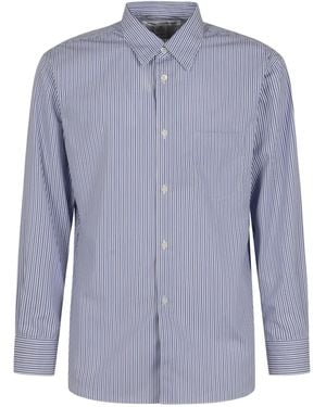 Comme des Garçons ストライプ シャツ - ブルー