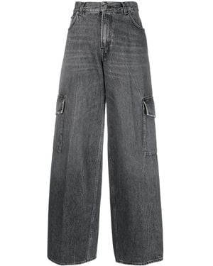 Haikure Bethany Cargo Marble Trousers - Grey