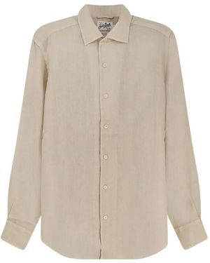 MC2 Saint Barth Raphael Buttoned Long-Sleeve Shirt - White
