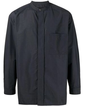3.1 Phillip Lim Band-Collar Shirt - Blue