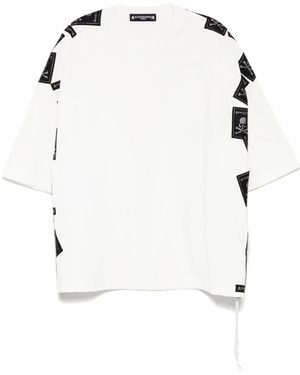 MASTERMIND WORLD Logo-Patch T-Shirt - White