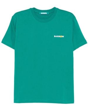 Barrow Logo-Print T-Shirt - Green