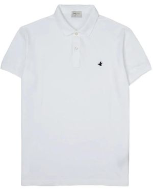 Brooksfield Logo-Detail Polo Shirt - White