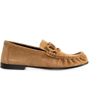 Loewe Mocassini Double L - Marrone