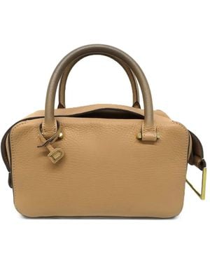Delvaux Top Handle Charm Tote Bag - Metallic