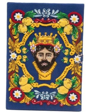 Olympia Le-Tan Sicilian Legends Clutch - Blau