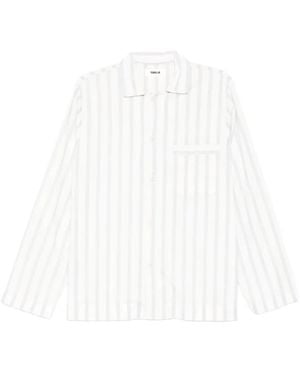 Tekla Poplin Long-Sleeved Shirt - White