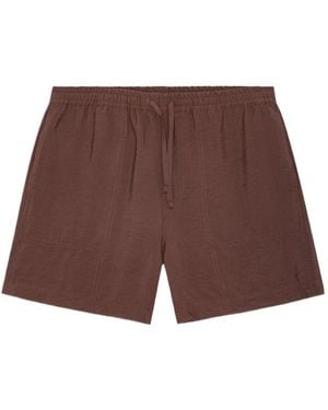NN07 Ryder Drawstring Shorts - Brown
