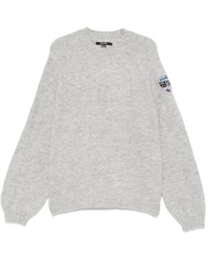 Ksubi Patch-Detail Sweater - White