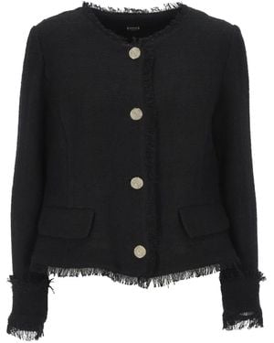 Marella Tweed Jacket - Black