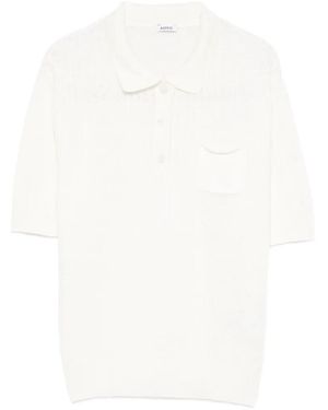 Aspesi Polo En Maille - White