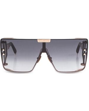 Balmain Square-Frame Sunglasses - Grey