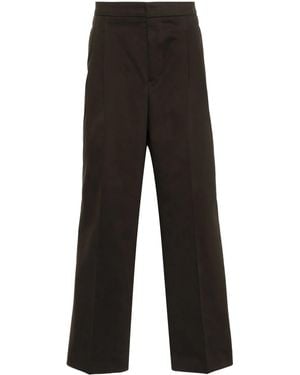 Ami Paris Loose-Cut Tailored Trousers - Black