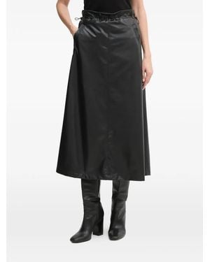 Colmar Falda Midi Con Cordones - Negro