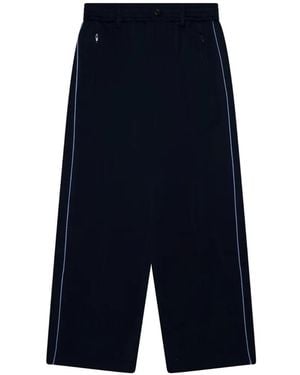 Marni Twisted Wool Trousers - Blue