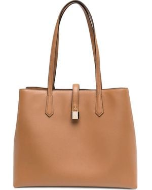 Karl Lagerfeld Medium Autograph Tote Bag - Brown