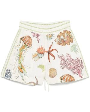 ALÉMAIS Sea ショートパンツ - ホワイト