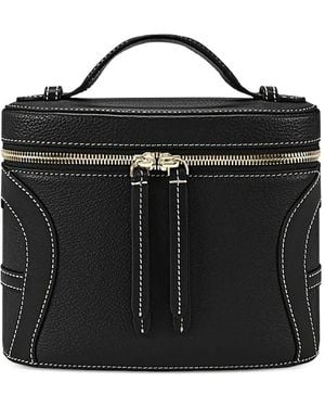 Aigner Kleine Deborah Leren Crossbodytas Met Contrasterende Stiksels - Zwart