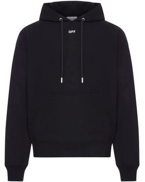 Off-White c/o Virgil Abloh Logo Hoodie - Blue