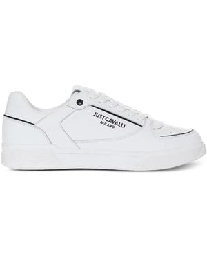 Just Cavalli Logo-Print Sneakers - White