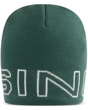 Sinclair Bonnet À Logo En Jacquard - Vert