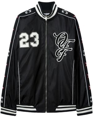 Off-White c/o Virgil Abloh Varsity Tracktop For - Black