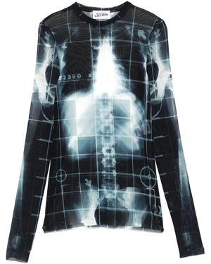 Jean Paul Gaultier Squeletor Top - Blue