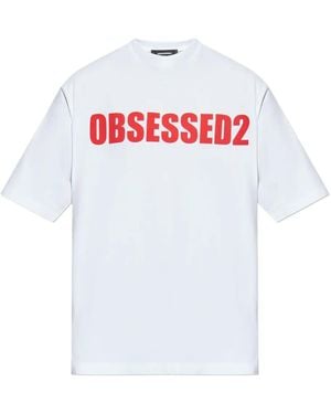 DSquared² Obsessed2 Graphic-Print T-Shirt - White