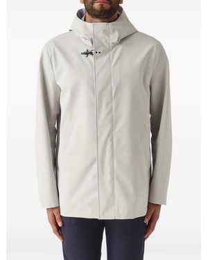 Fay Lobster-Claw Hooded Jacket - Gray