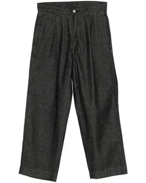Neighborhood Pleated Denim Jeans - Gray