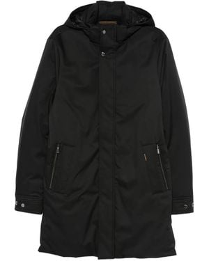 Moorer Vermont フーデッドコート - ブラック