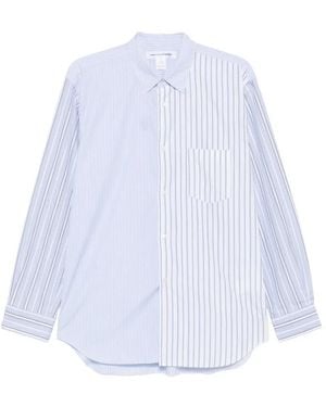 Comme des Garçons Striped Shirt - White