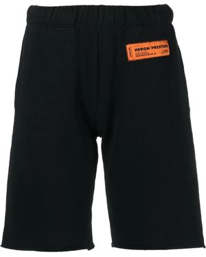 Heron Preston Shorts Con Applicazione - Nero