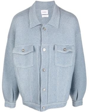 Barrie Oversized Denim Jacket - Blue