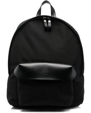 Jil Sander Rugzak Met Logo-Reliëf - Zwart