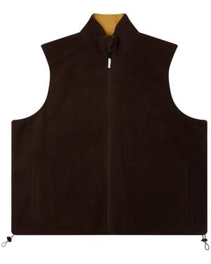 METALWOOD STUDIO Trail Mix Reversible Vest - Brown