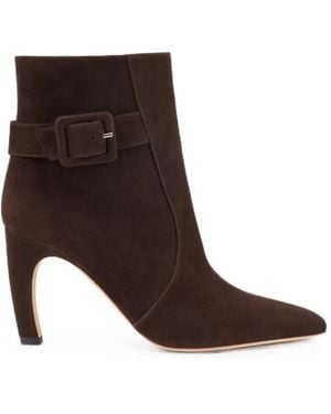 Malone Souliers Botines Rowan Con Hebilla - Marrón