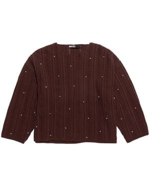 Bimba Y Lola Trui Verfraaid Met Studs - Bruin