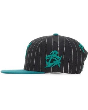PDF Pinstripe Baseball Cap - Green